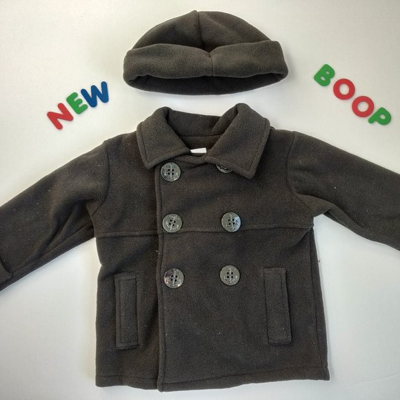 ⛄️NWT⛄️ Handsome Fleece Pea Coat 4/5 - Picture 7 of 7